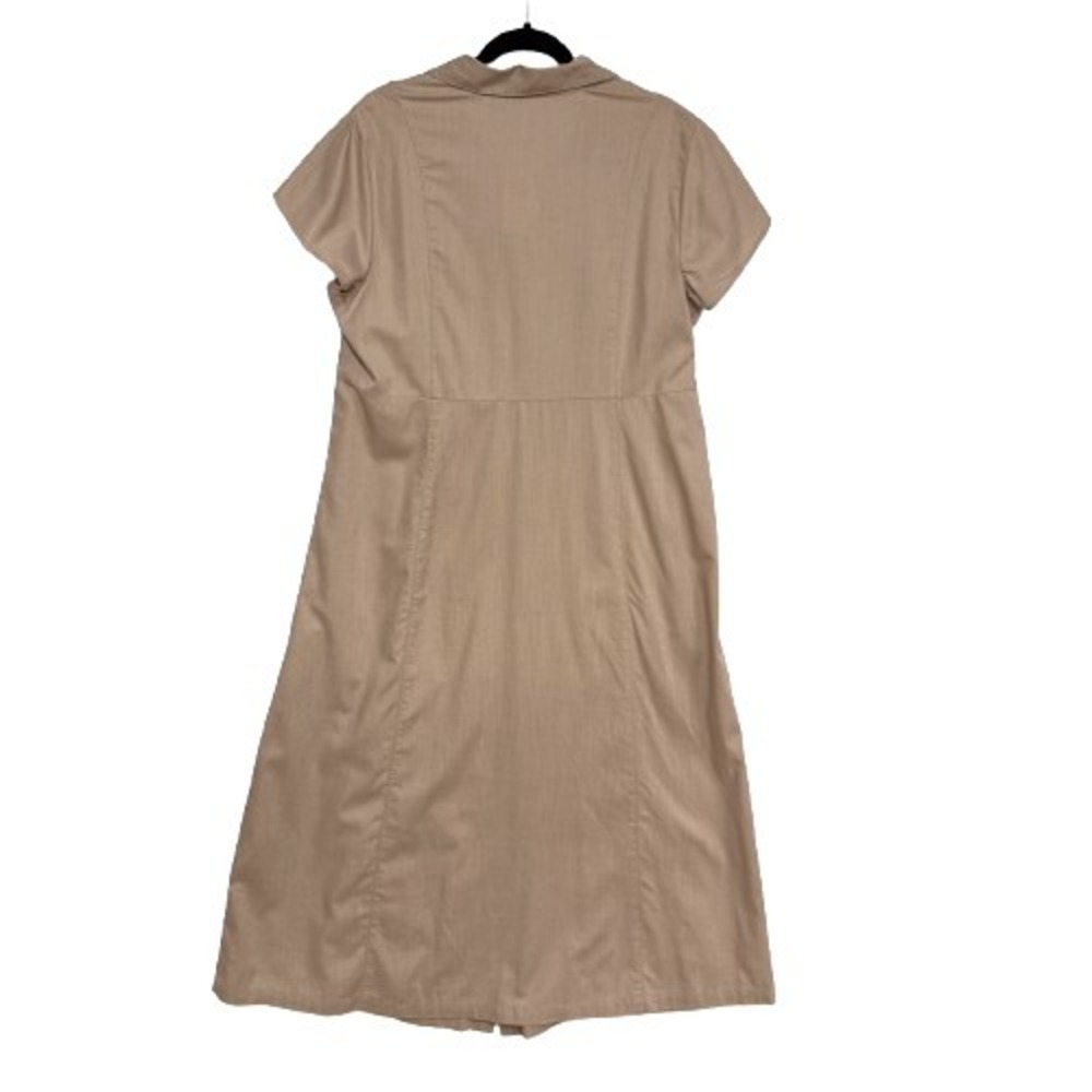 J Jill Button-Front Maxi Dress, Size XL, A-Line, Cap Sleeves, Tencel Cotton NEW - Picture 7 of 11